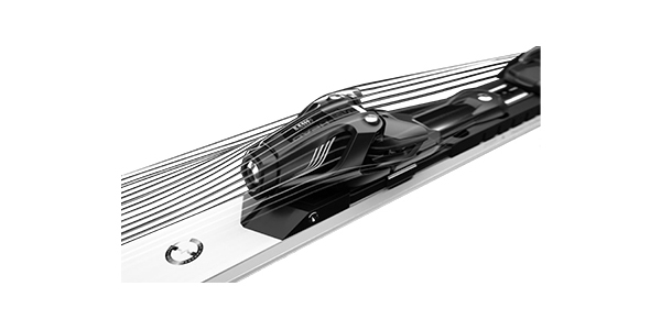 Illustration - Aerodynamic design of Tyrolia Racing Binding